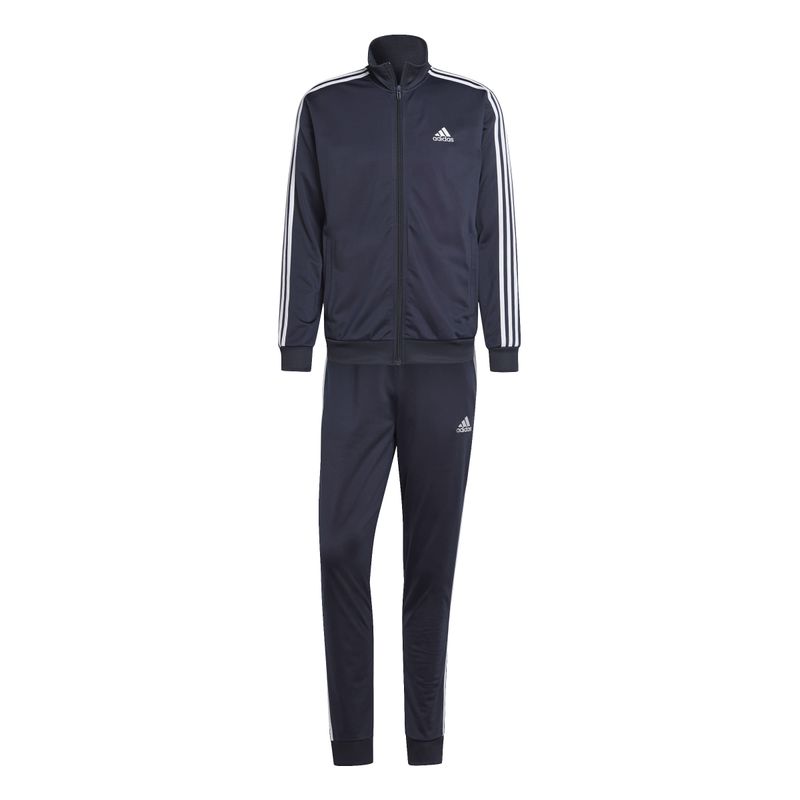 CONJUNTO ADIDAS BASIC TRICOT 3 BANDAS HOMBRE AZUL HZ2220