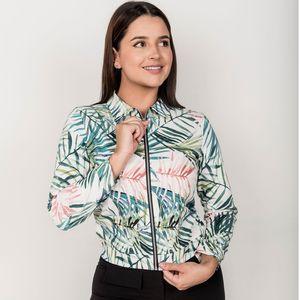 BOMBER JACKET FLORAL