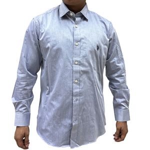 CAMISAS para HOMBRES manga larga celeste claro - 7453113899352