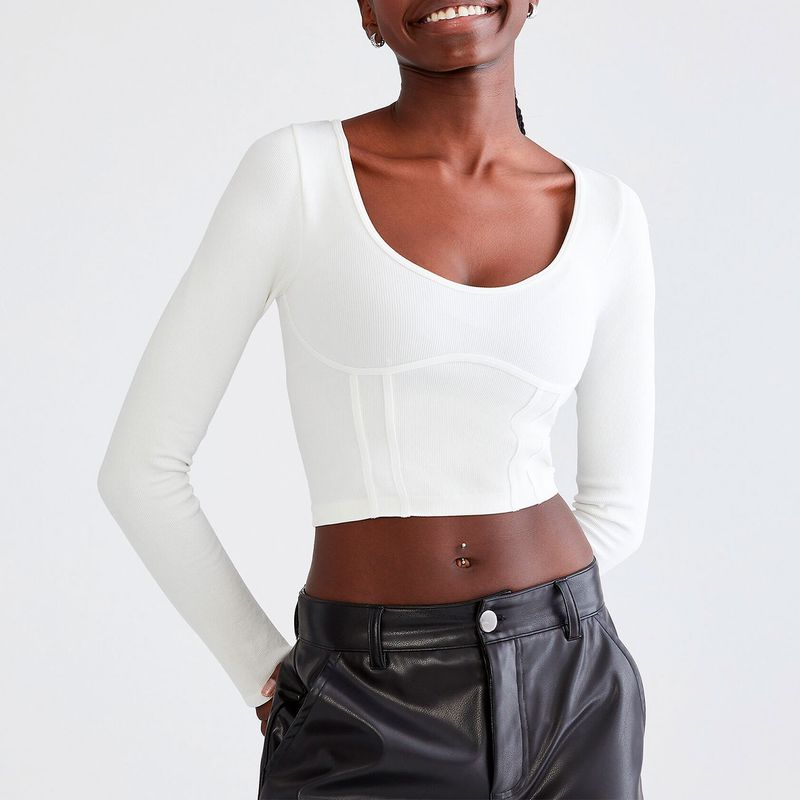 Blusa estilo corset hotsell