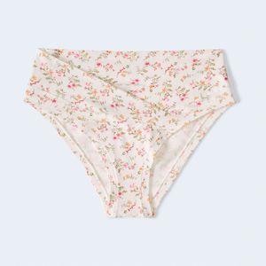 Pantie con banda cruzada estilo Hipster Aeropostale - Floral White