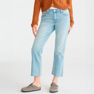 Jeans Cintura Media con Corte Acampanado Aeropostale  - Light Wash