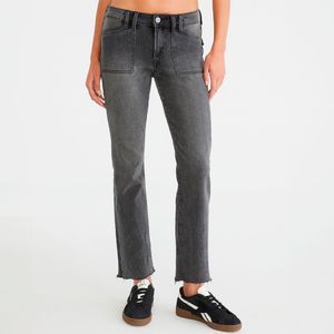 Jeans Cintura Media con Corte Acampanado Aeropostale  - Grey Wash